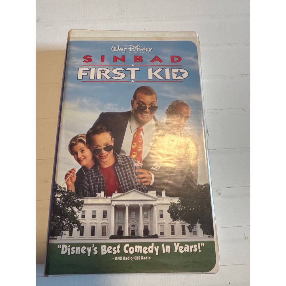Disney First Kid VHS NTSC Sinbad Comedy PG‎ Good Clamshell 1996 Retro Movie